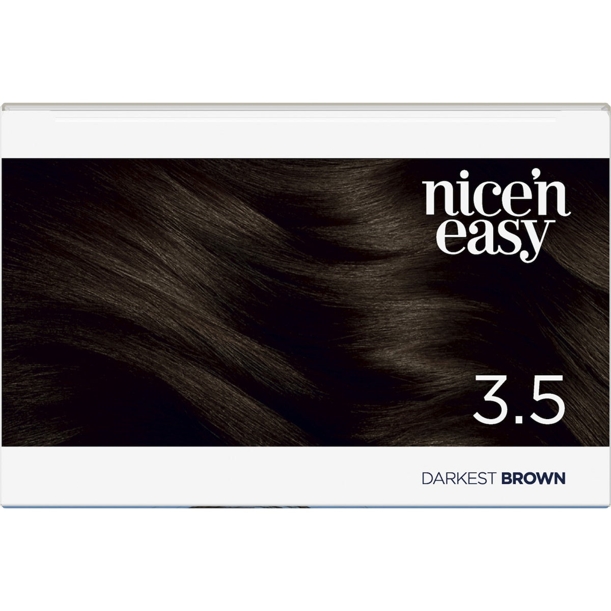 Clairol Nice N Easy Permanent 3.5 Darkest Brown Hair Colour Each