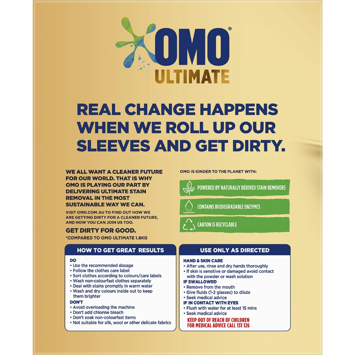 Omo Ultimate Washing Powder 2kg