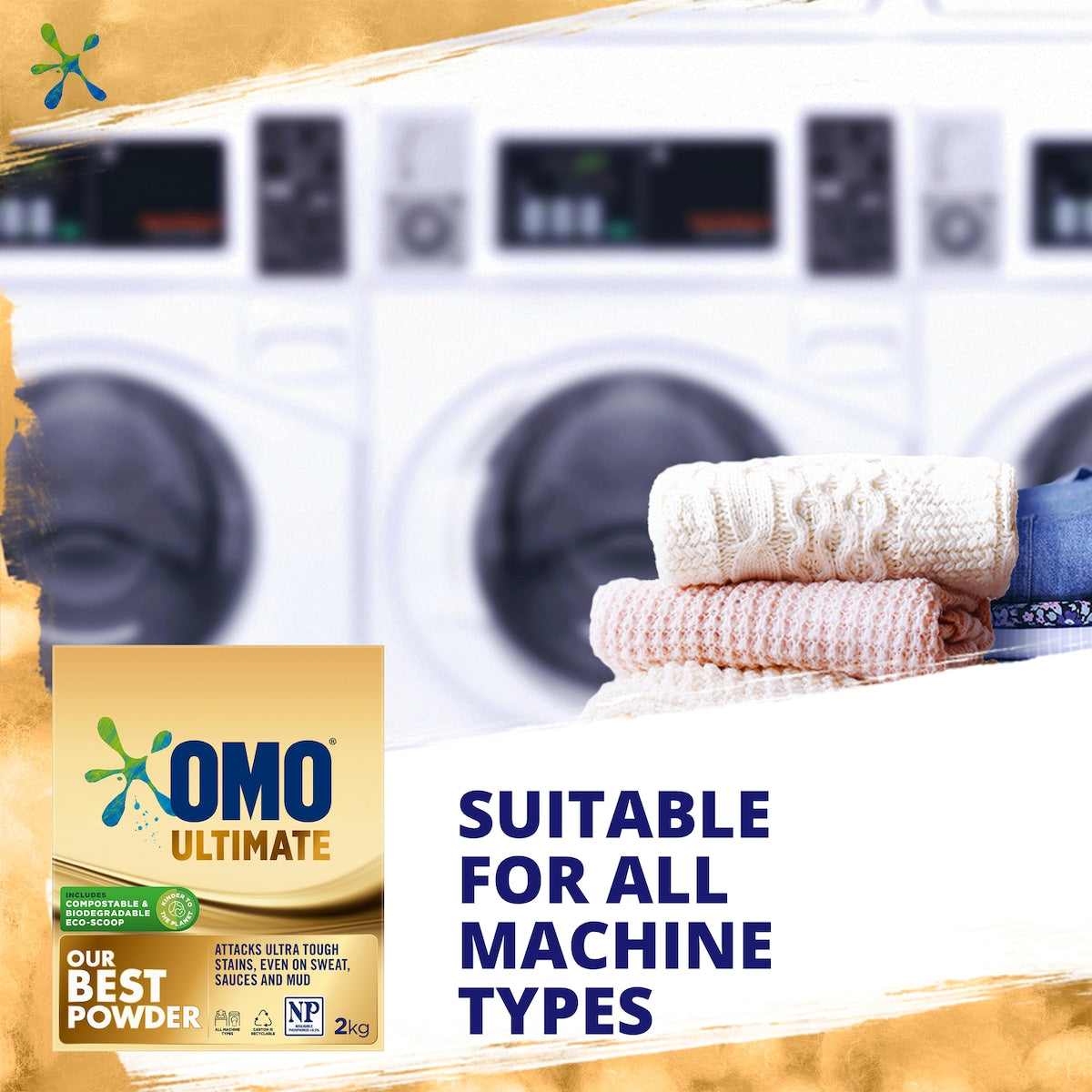 Omo Ultimate Laundry Powder Detergent 2kg