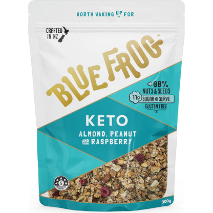 Blue Frog Keto Almond Peanut & Raspberry Cereal 300g