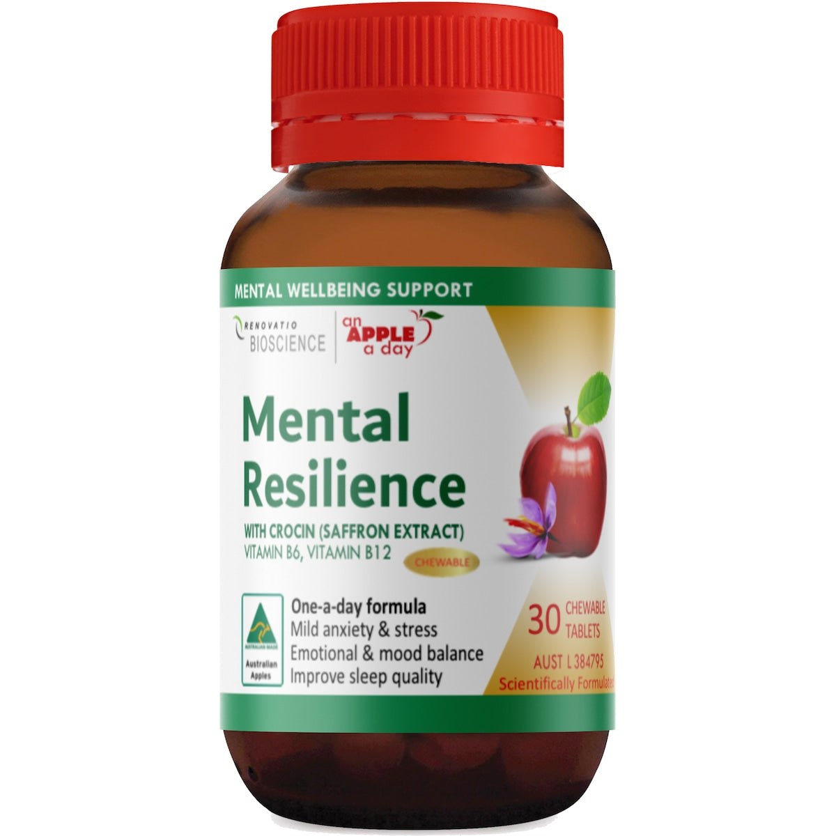 Renovatio Bioscience Bioscience Mental Resilience 30 Pack