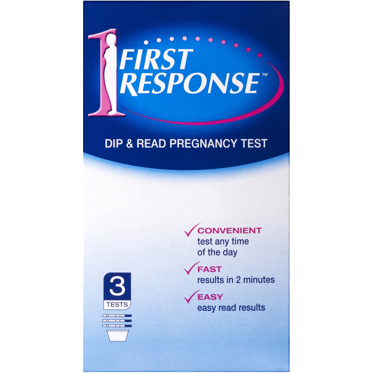 First Response Pregnancy Test Dip Read 3 pack