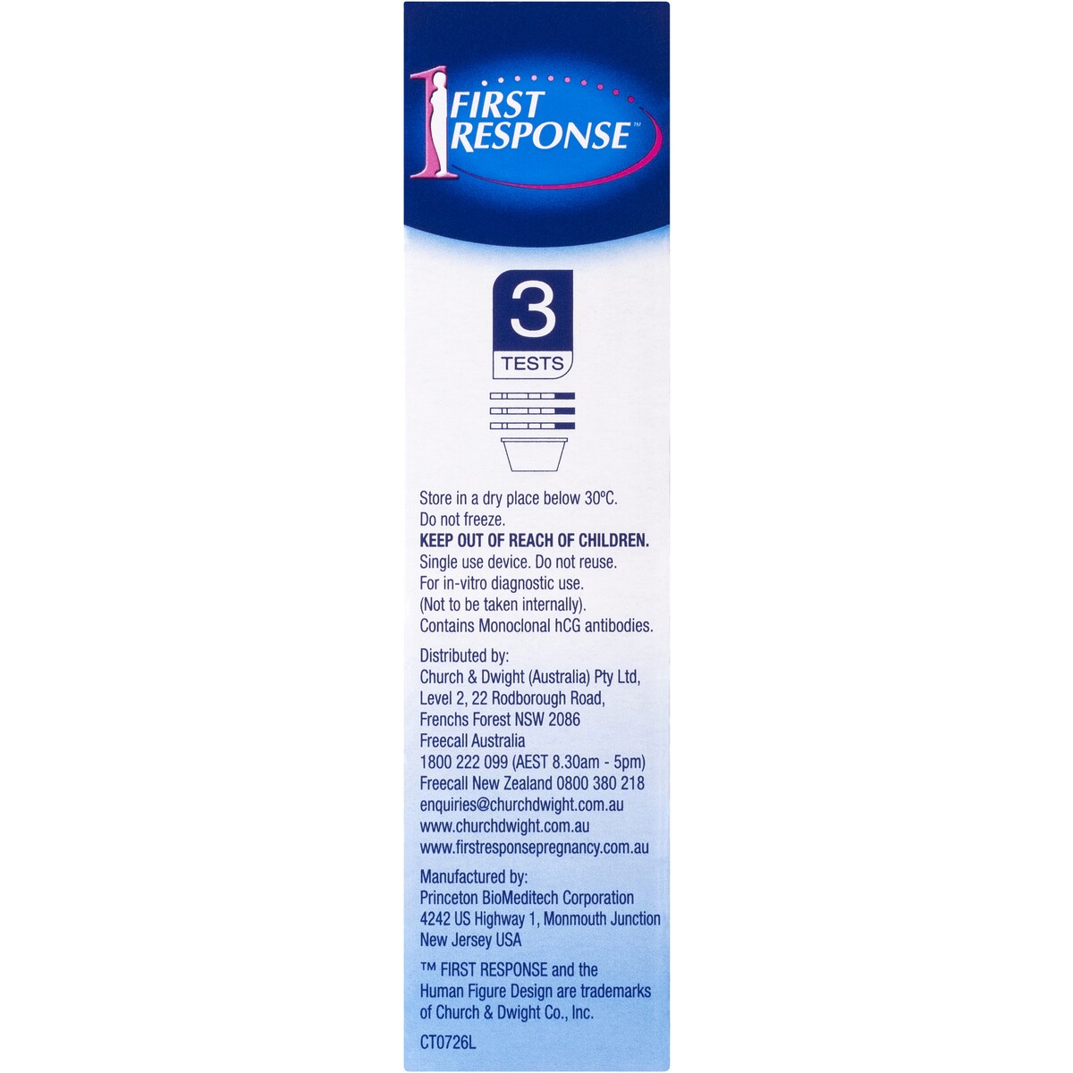 First Response Pregnancy Test Dip Read 3 pack