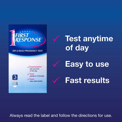 First Response Pregnancy Test Dip Read 3 pack