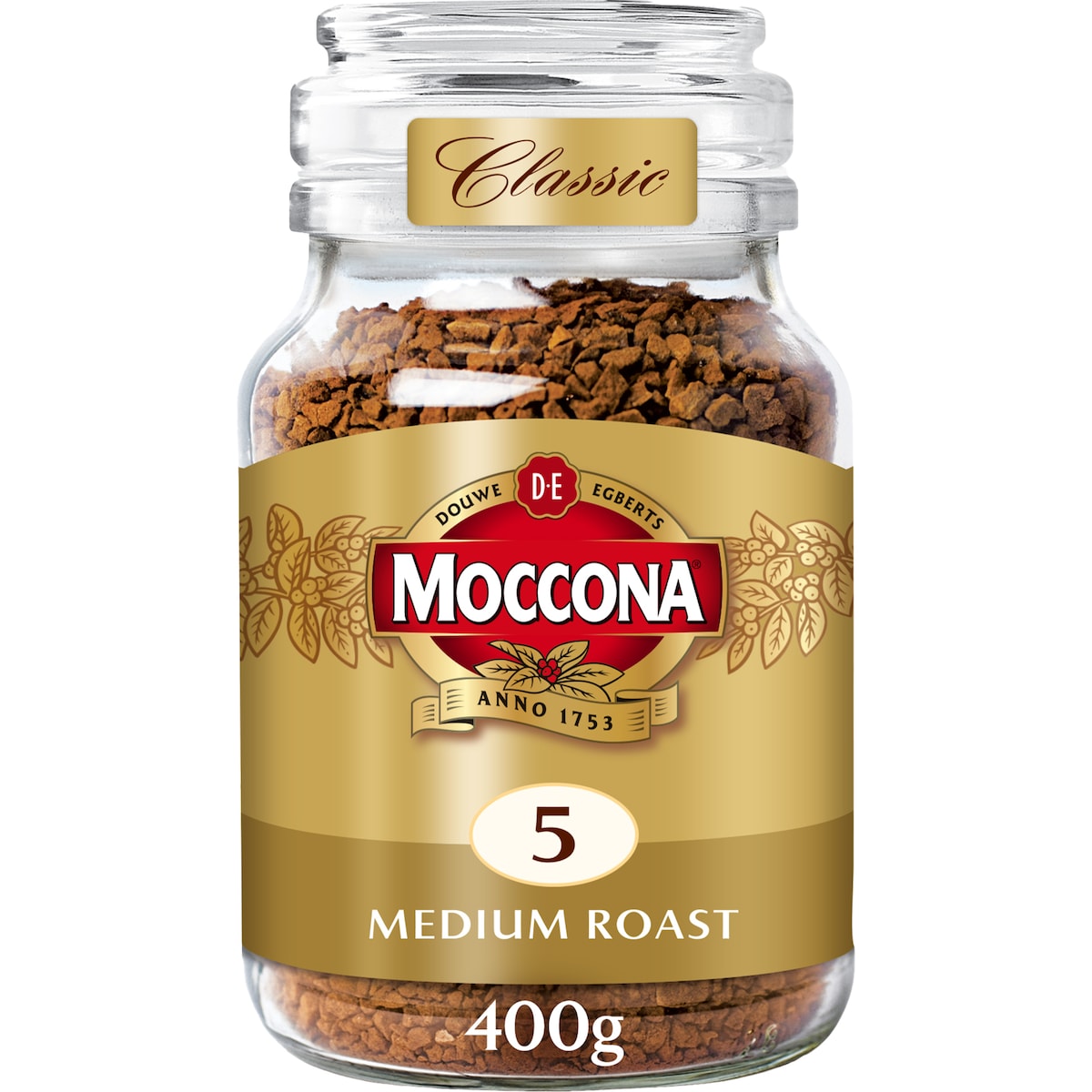 Moccona Freeze Dried Instant Coffee Classic Medium Roast 400g, 1pc