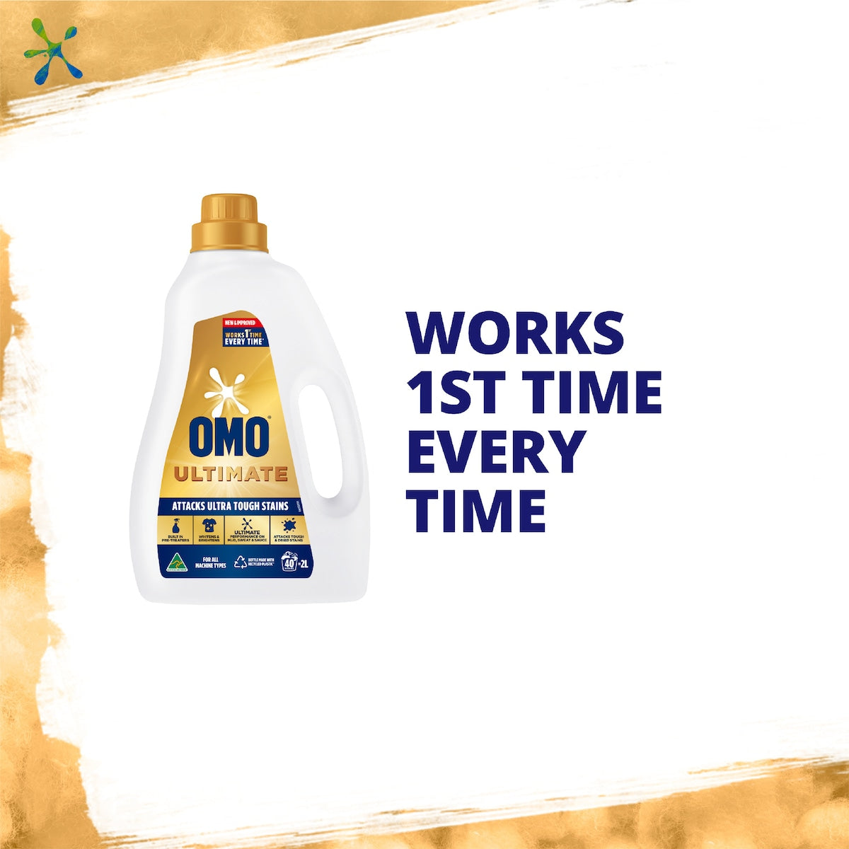 Omo Ultimate Laundry Liquid Detergent 2l