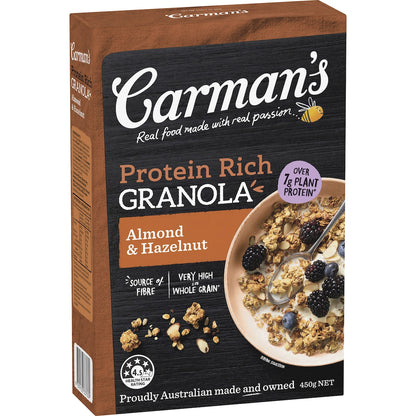 Carmans Protein Rich Almond & Hazelnut Granola 450g
