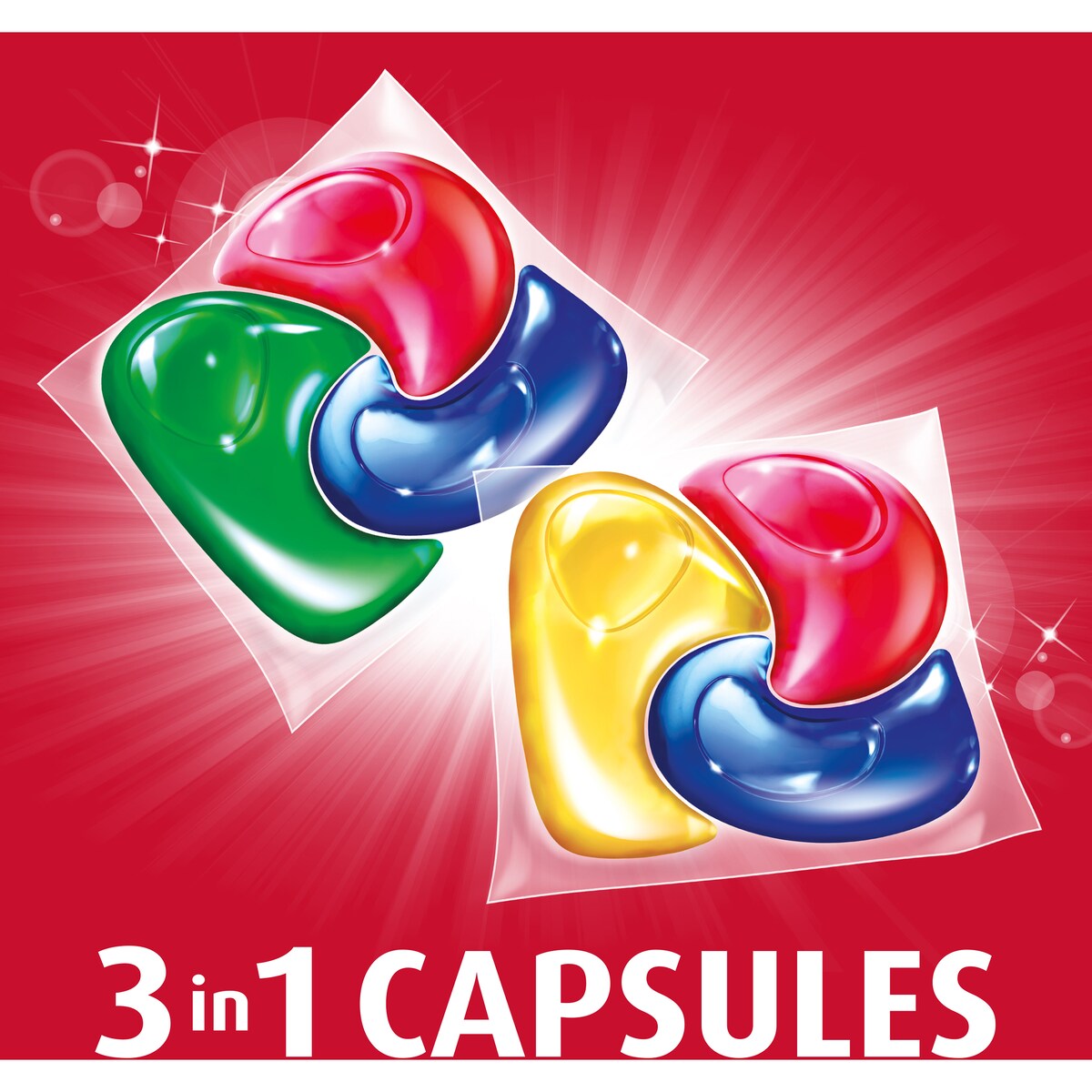Radiant Colour Care+ Liquid Laundry Capsules Detergent Washing 28 Pack