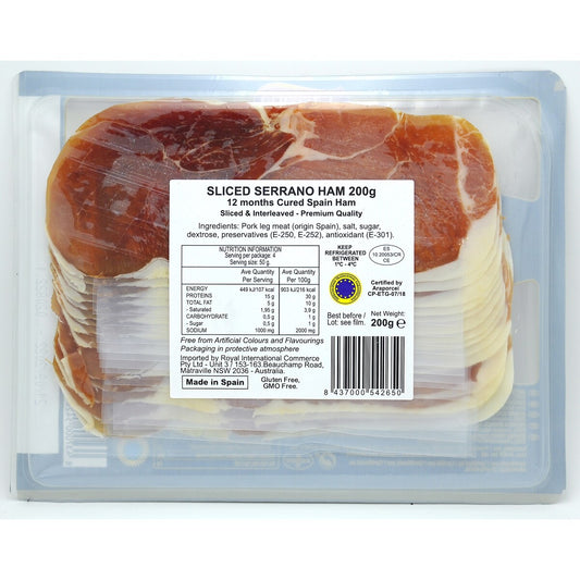 Serrano Arroyo Gourmet Jamon Loncheado 200g