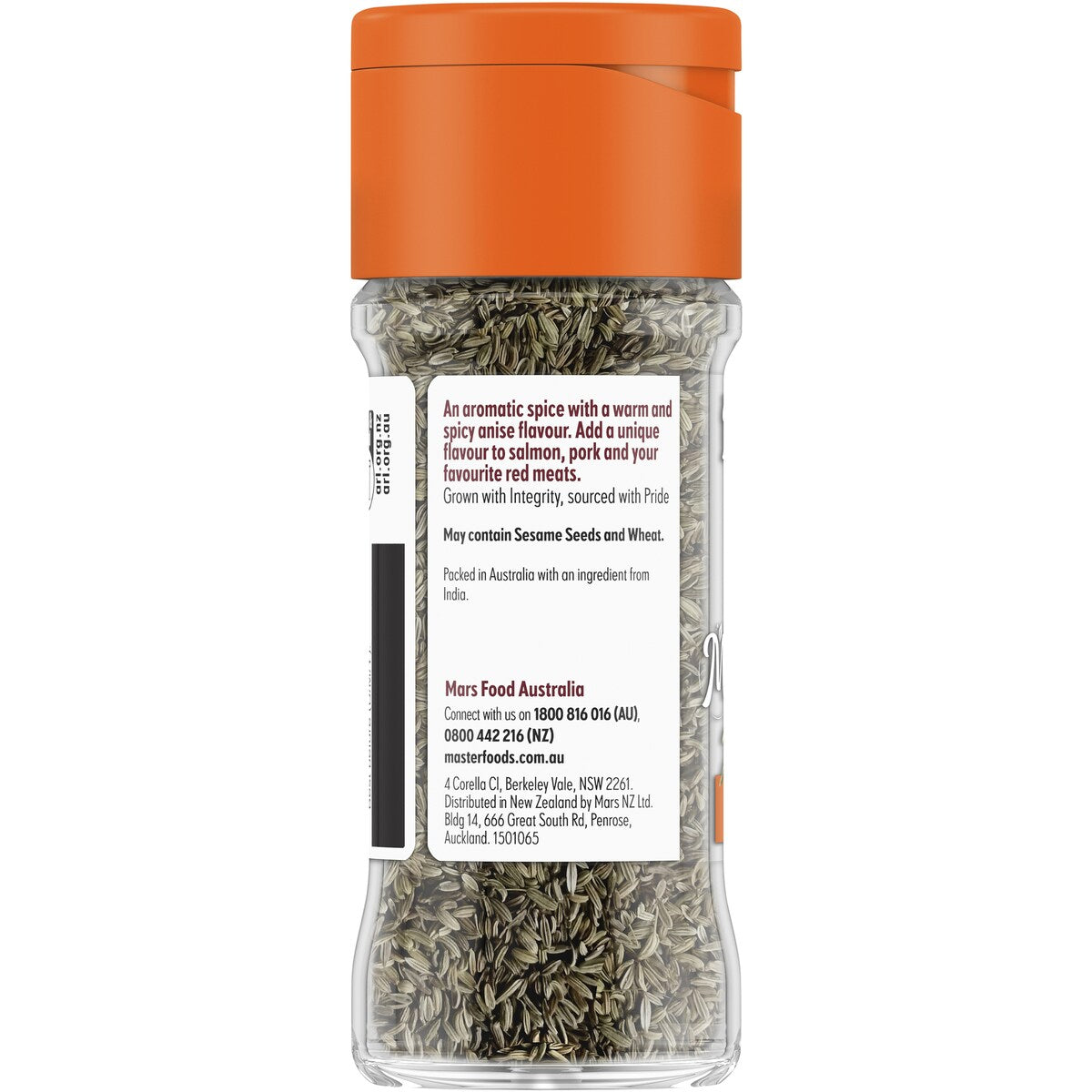 MasterFoods Fennel Seed Whole 26g