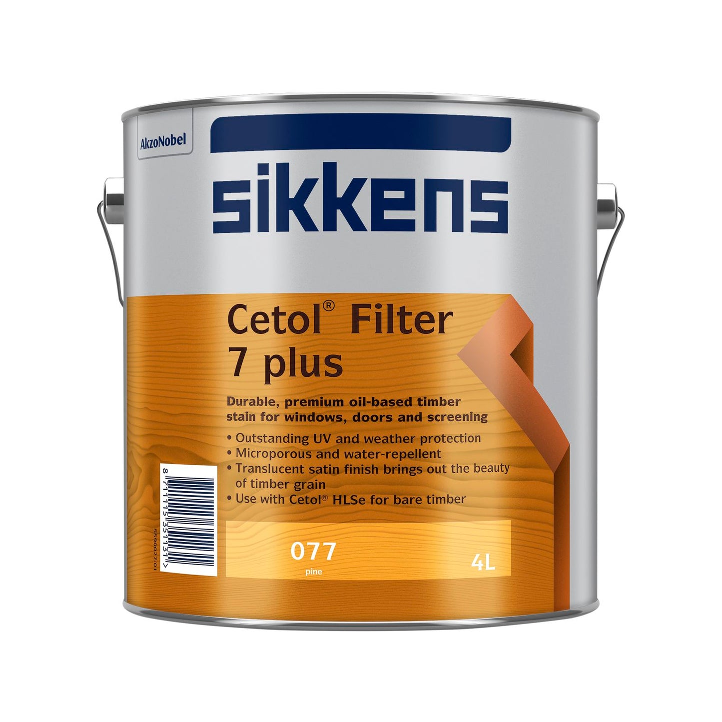 Sikkens Cetol Filter 7 Plus Timber Finish - 4L - Pine