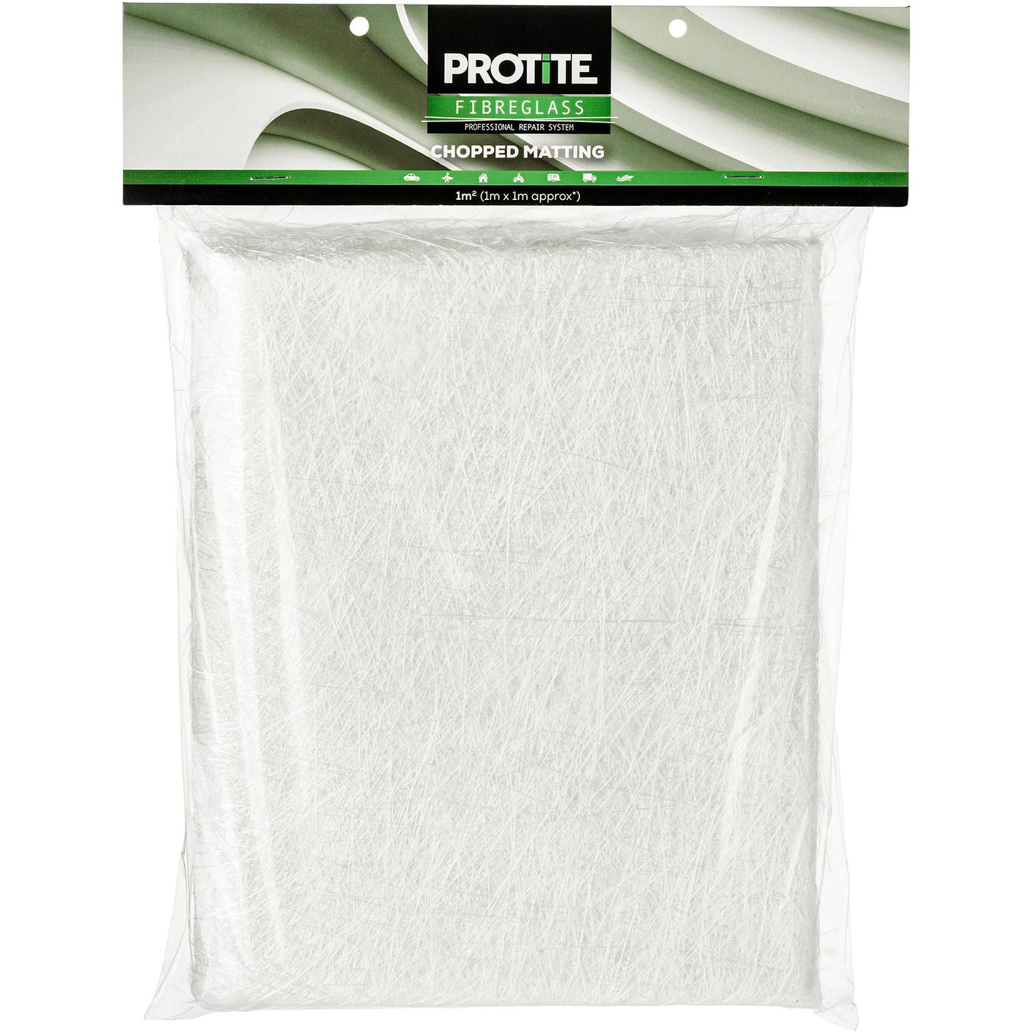 Protite Fibreglass Chopped Matting - 1 x 1m