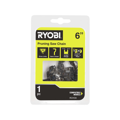Ryobi Pruning Saw Chain - 6 - 0.325"