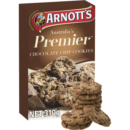 Arnotts Premier Chocolate Chip Cookies 310g