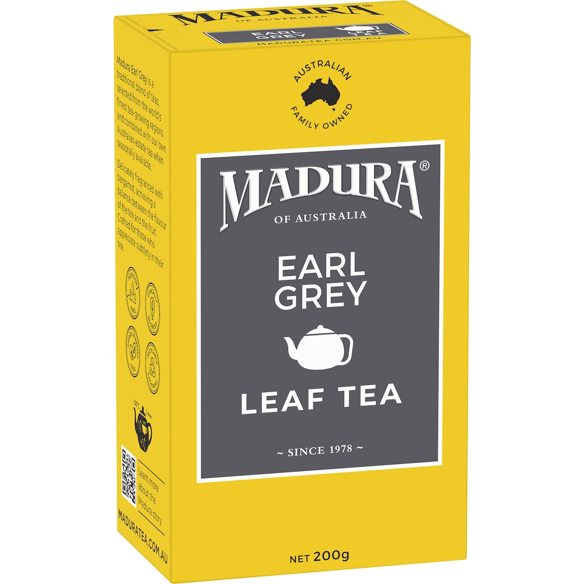 Madura Earl Grey Leaf Tea 200g