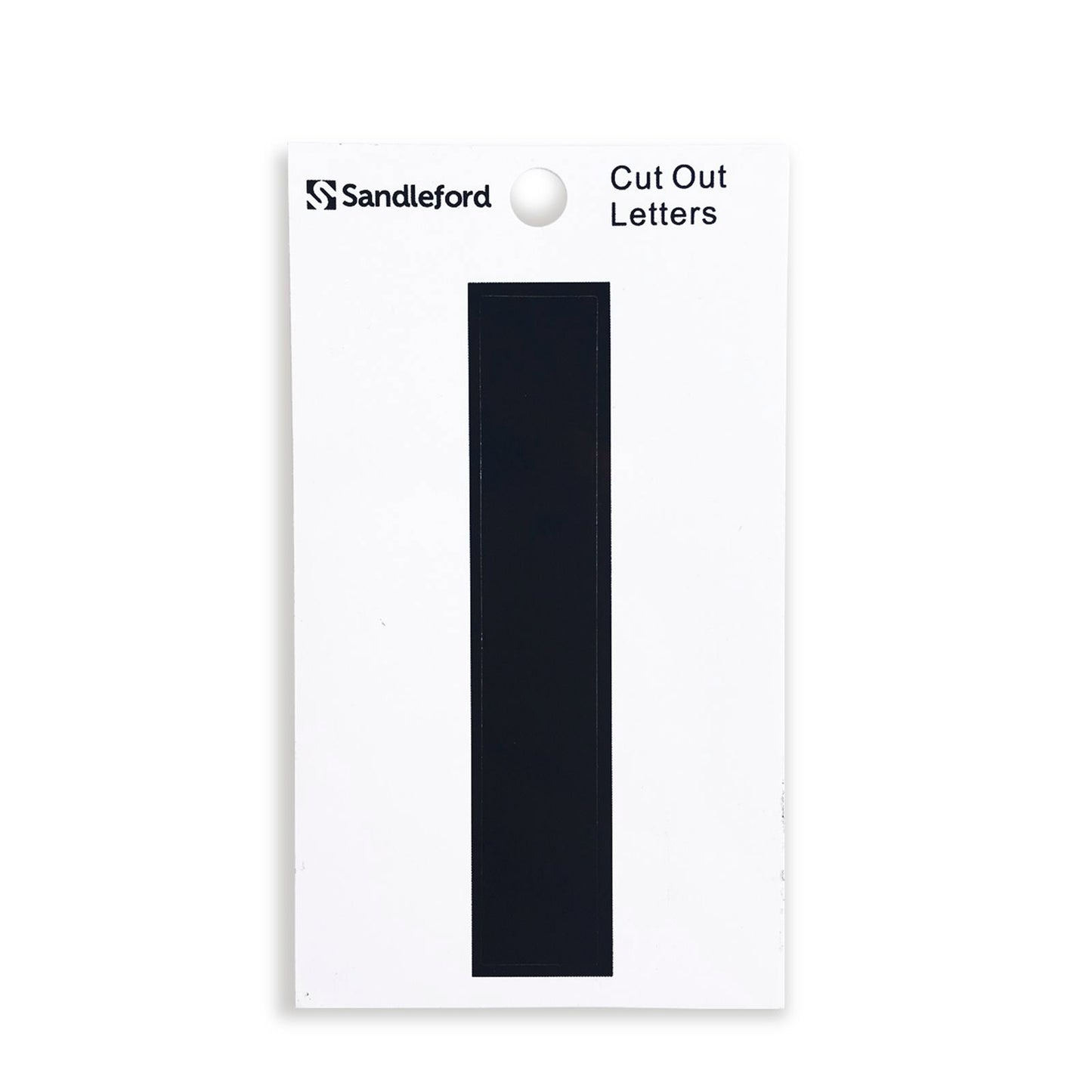 Sandleford Self Adhesive House Letter I - 85mm - Black
