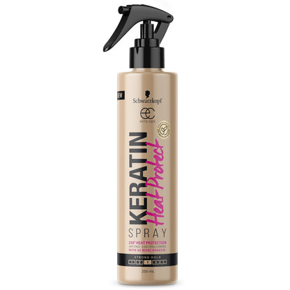 Schwarzkopf Extra Care Hair Spray Keratin Heat Protect Styling Hairspray 250ml