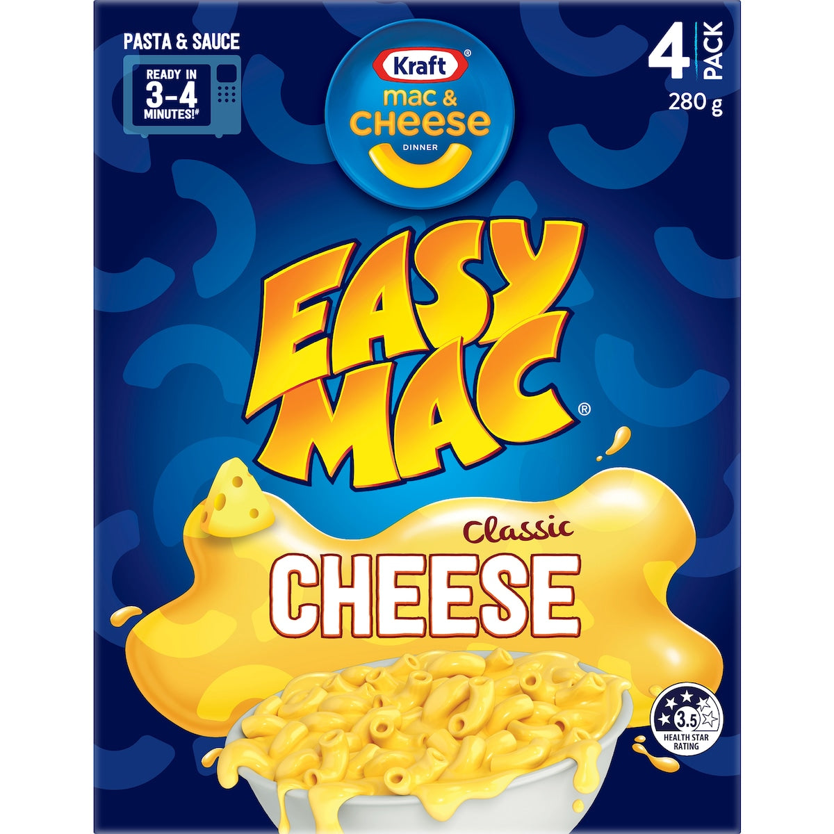 Kraft Easy Mac & Cheese Dinner 280g