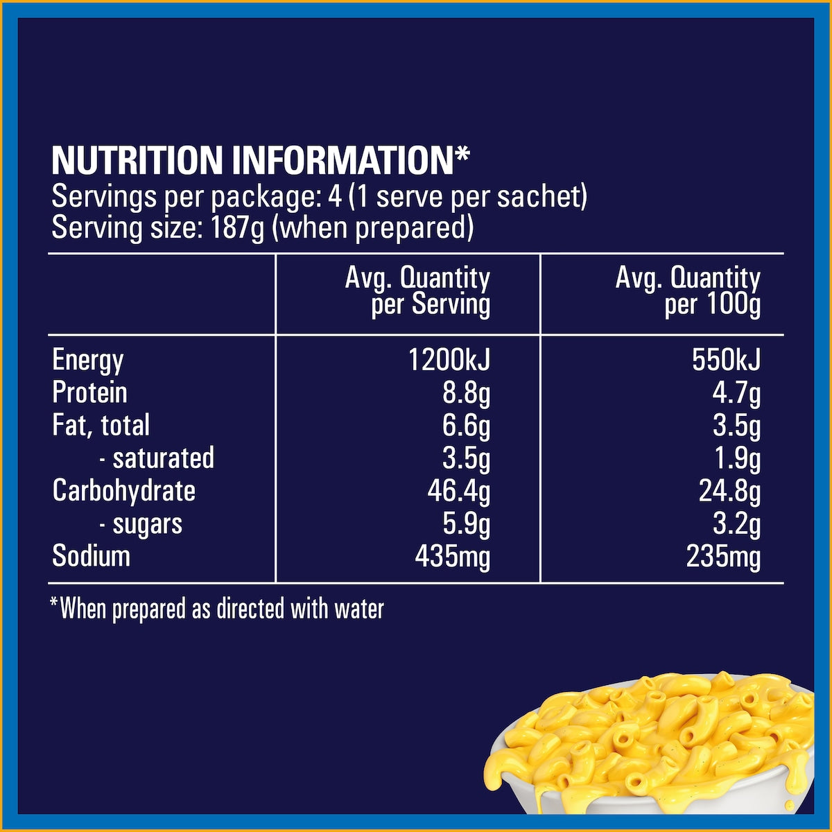 Kraft Easy Mac & Cheese Dinner 280g
