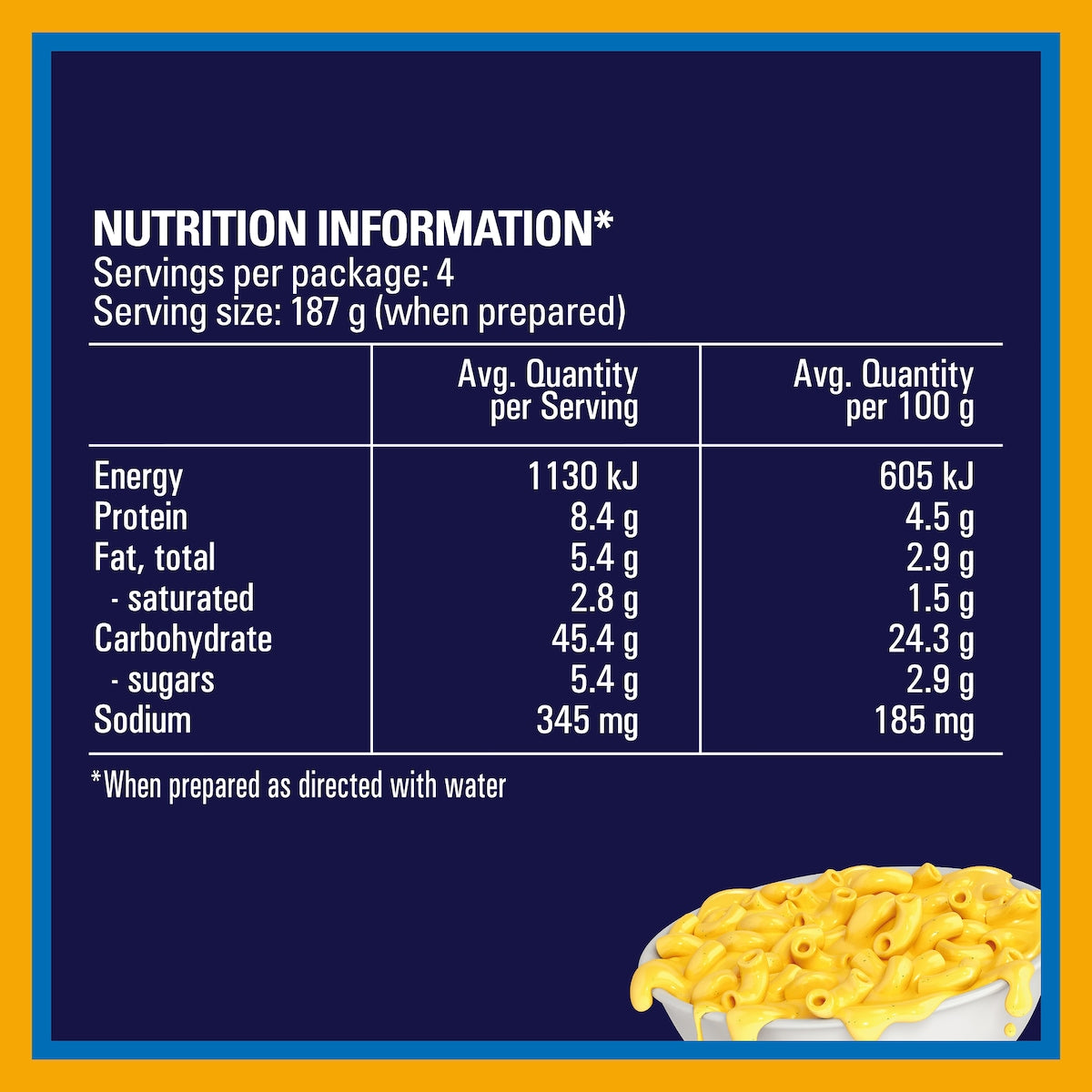 Kraft Easy Mac & Cheese Dinner 280g