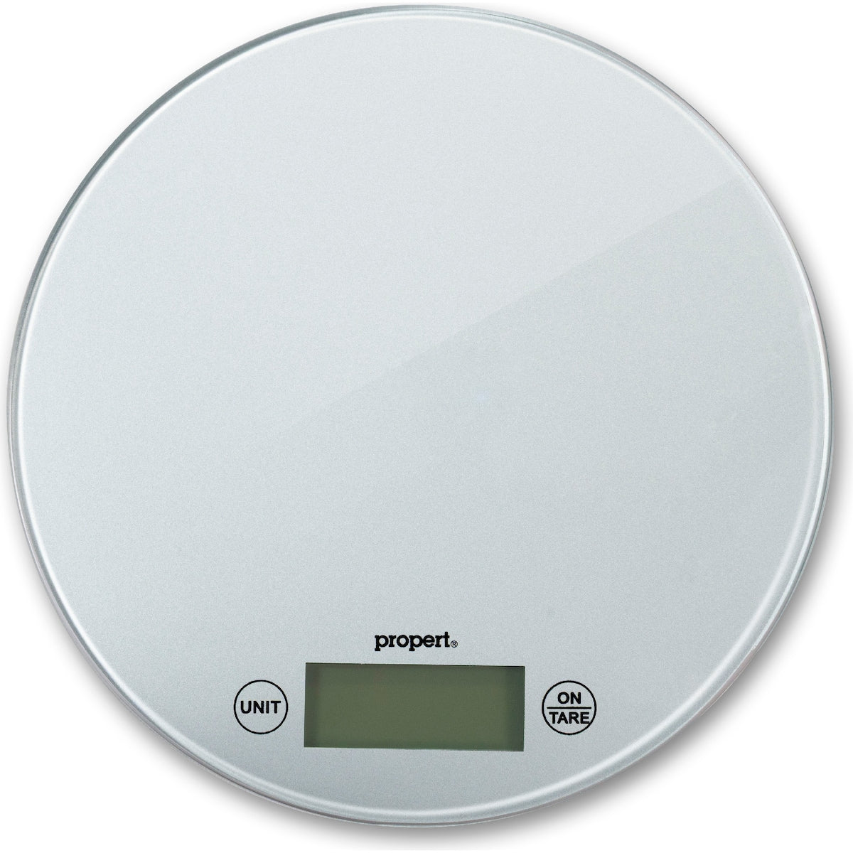 Propert 5kg Round Glass Top Digital Scale Assorted Each