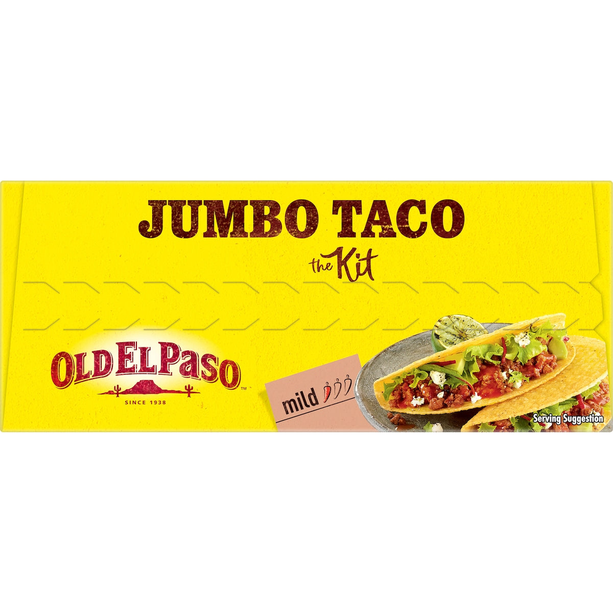 Old El Paso Jumbo Taco Kit 345g