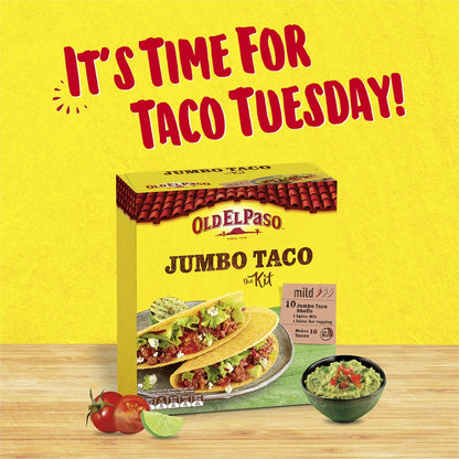 Old El Paso Jumbo Taco Kit 345g