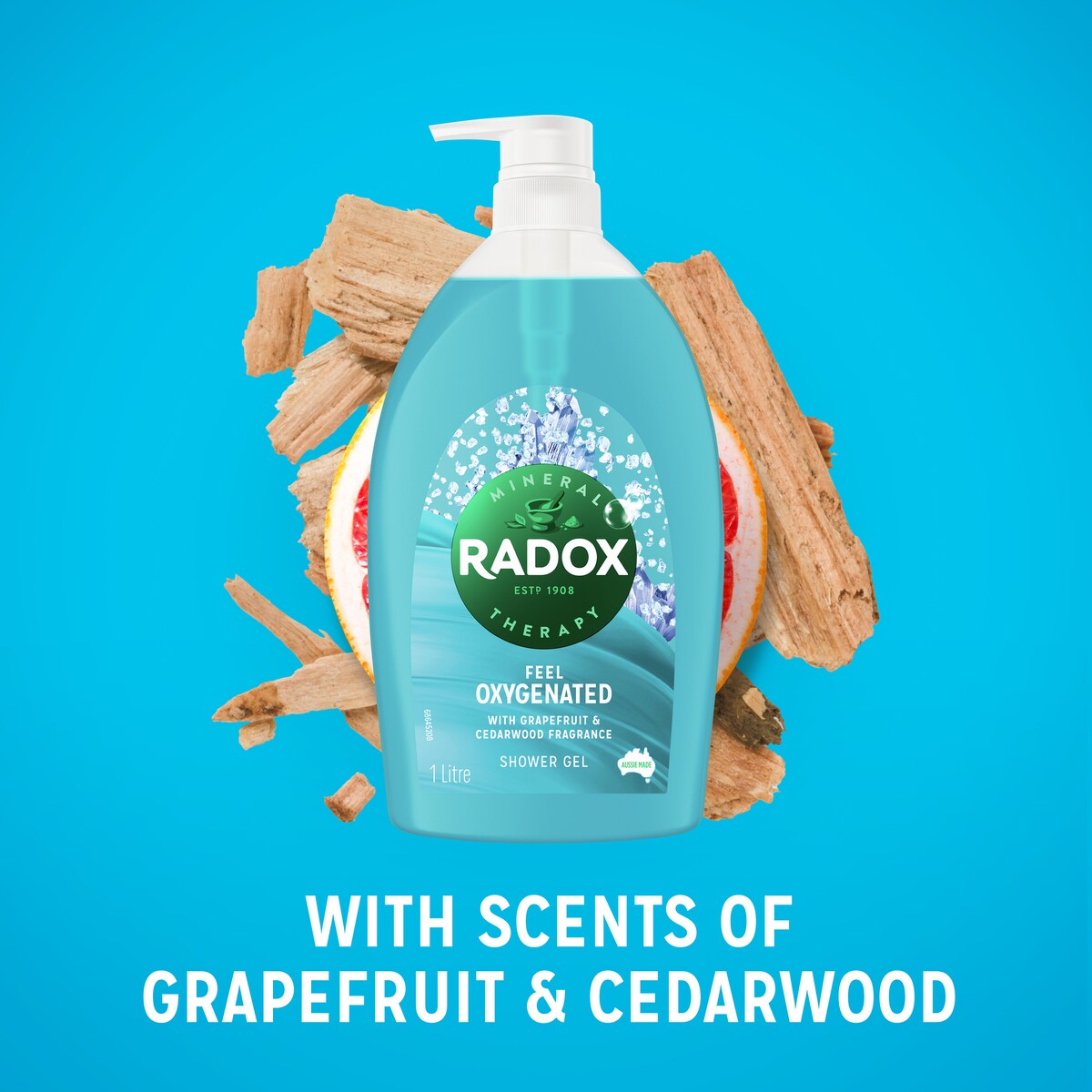 Radox Shower Gel Feel Oxygenated 1 L
