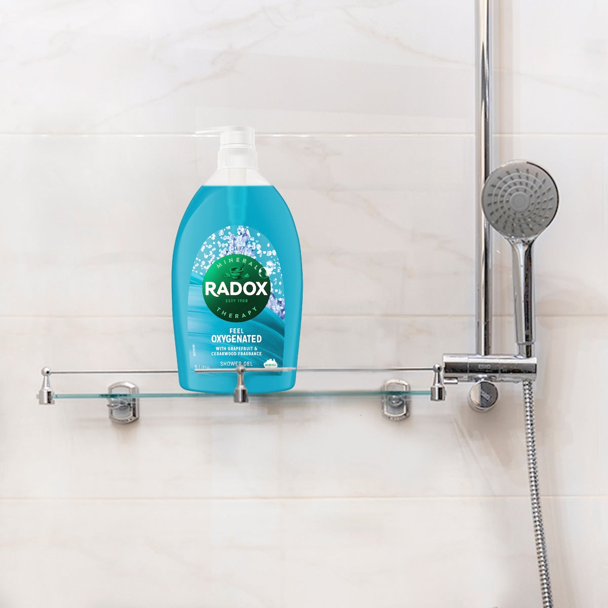 Radox Shower Gel Feel Oxygenated 1l