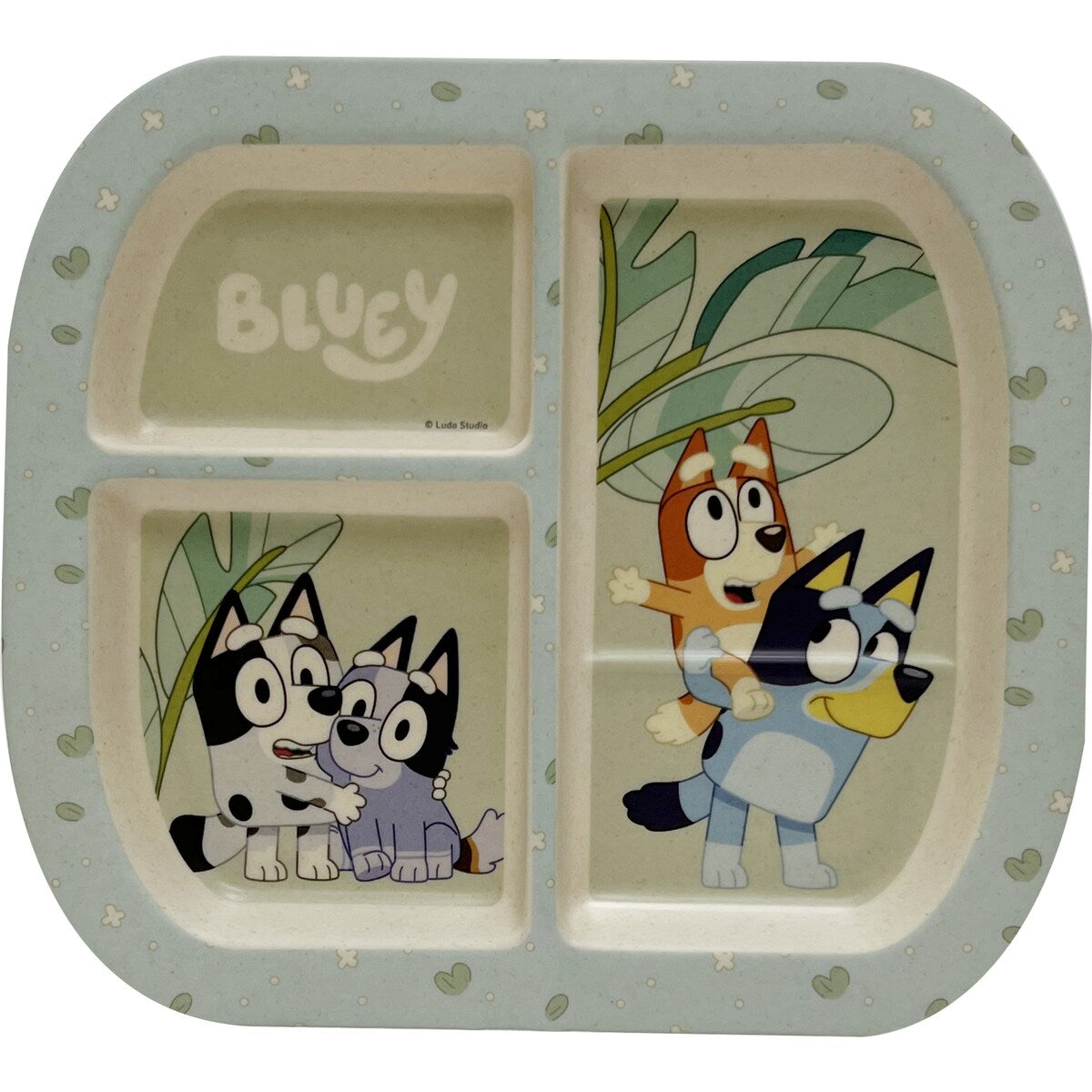 Zak Bluey Bamboo Divider Plate Assorted Each