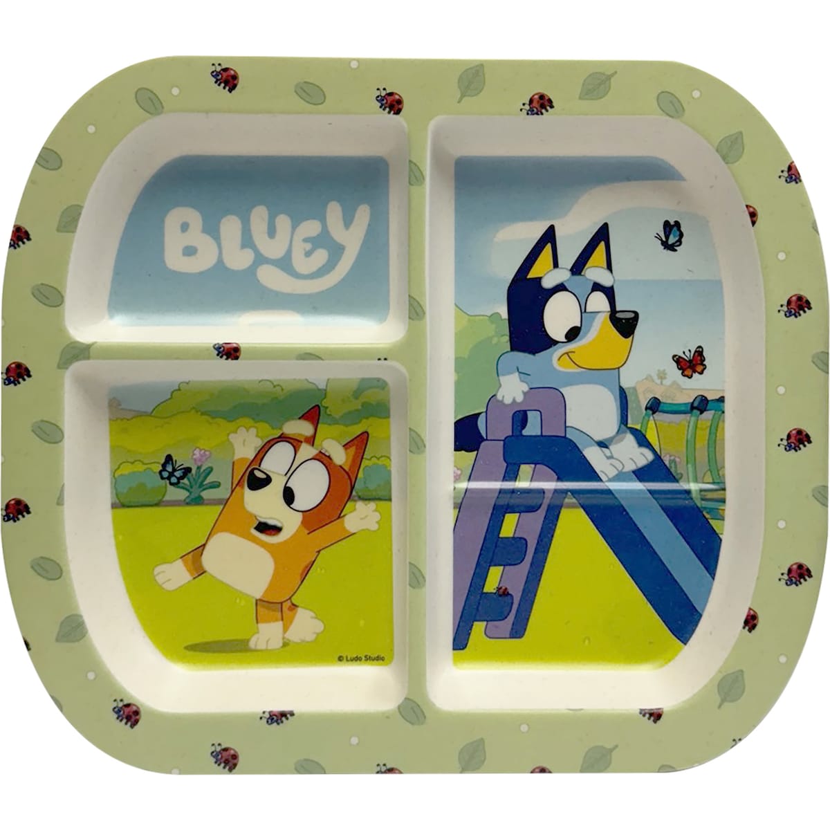 Zak Bluey Bamboo Divider Plate Assorted Each