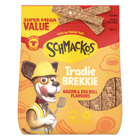 Schmackos Tradie Brekkie Dog Treat - 1kg