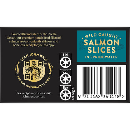 John West Salmon Slices In Springwater 125g