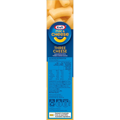 Kraft Mac & Cheese Dinner Three Cheese 205g