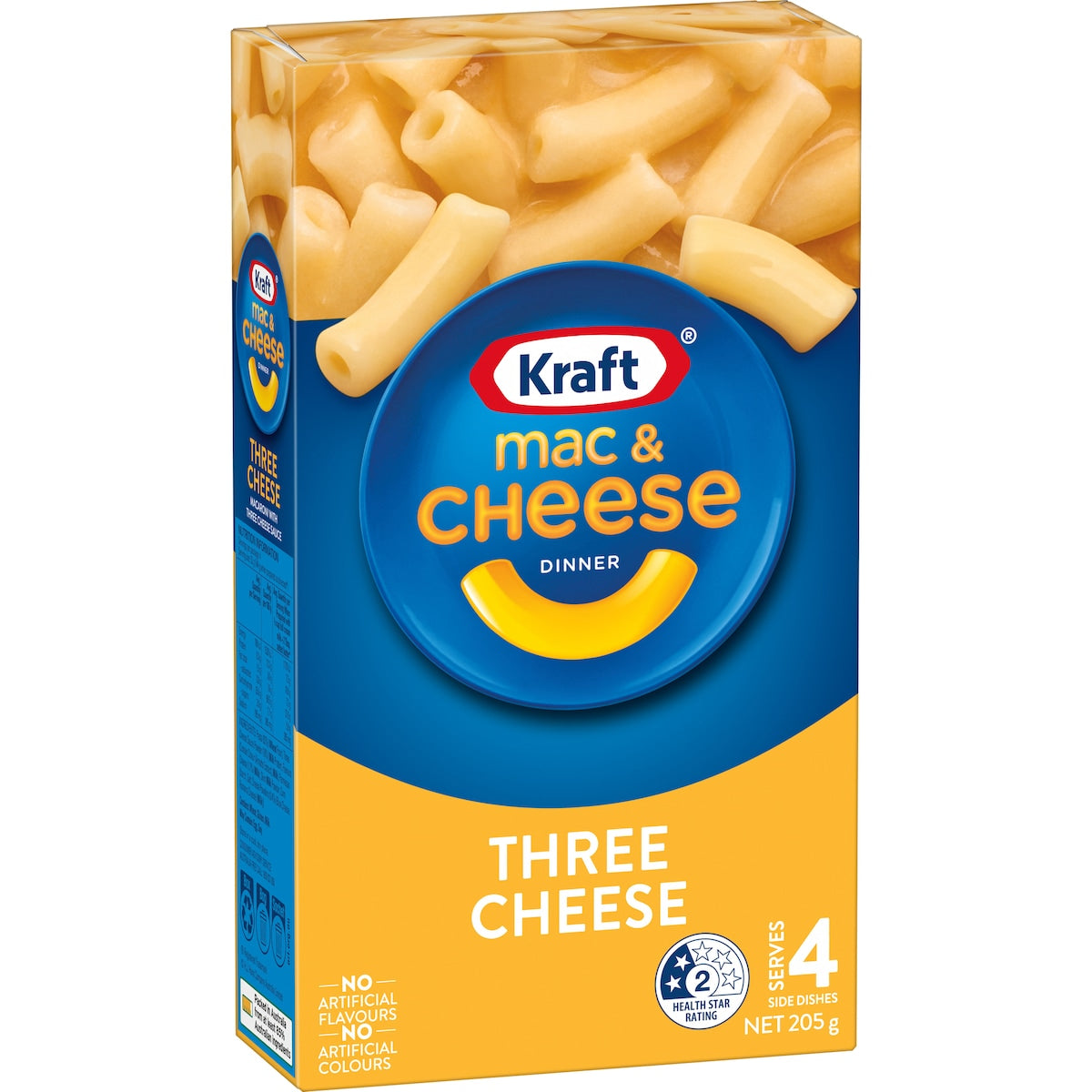 Kraft Mac & Cheese Dinner Three Cheese 205g