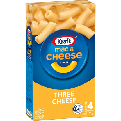 Kraft Mac & Cheese Dinner Three Cheese 205g