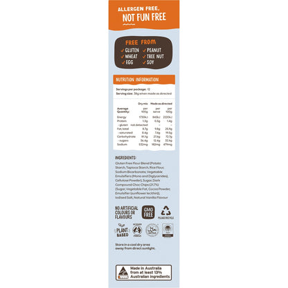 Well & Good Chocolate Chip Cookie Mix Gluten Free 400g
