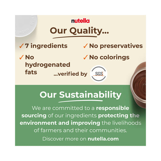 Nutella Hazelnut Chocolate Spread 12 Pack - 180g