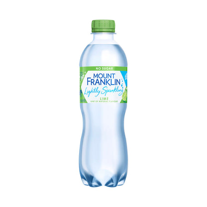 Mount Franklin Lightly Sparkling Water Lime - 450mL