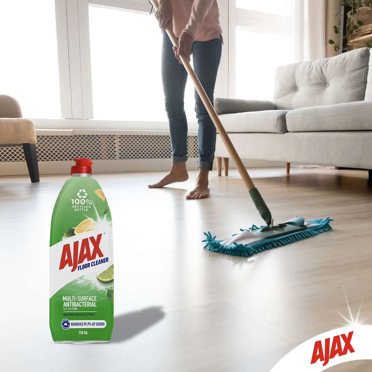 Ajax Floor Cleaner Stone Safe Baking Soda & Citrus 750ml