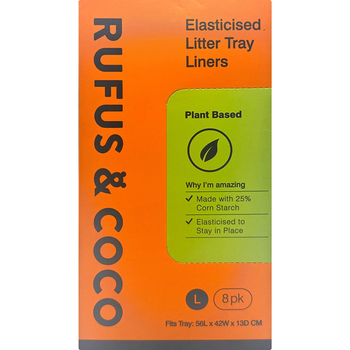 Rufus & Coco Elasticised Litter Tray Liners 8 Pack