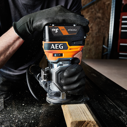 AEG Brushless Trim Router - 18V - 1/4" - Skin Only