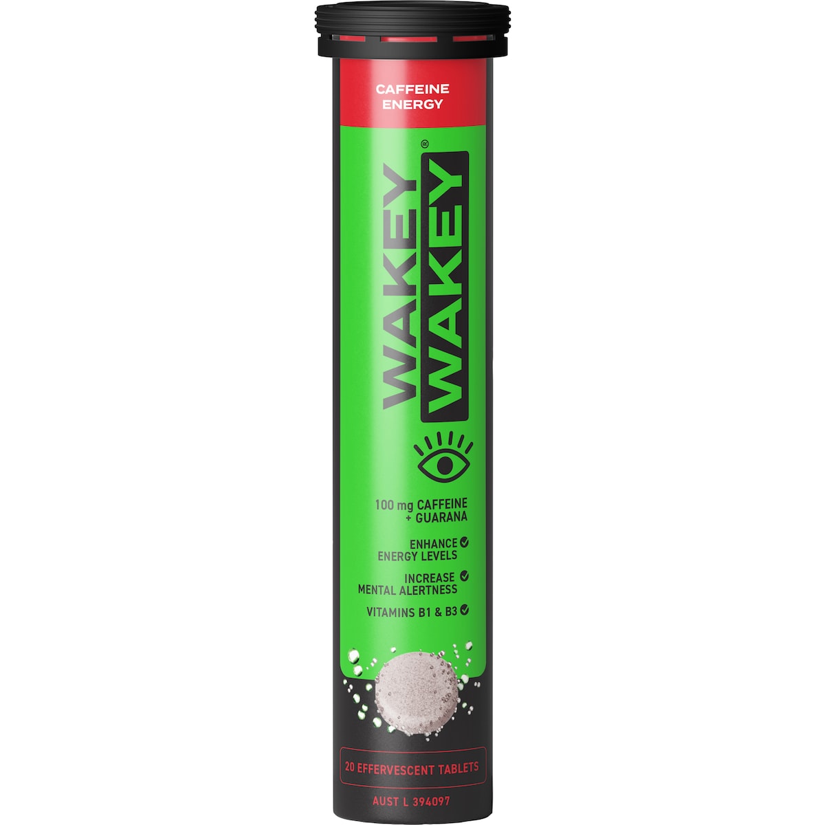 Wakey Wakey Energy Caffeine Effervescent 20 pack