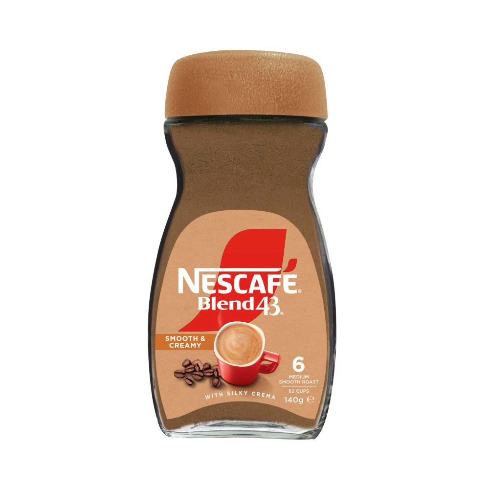 Nescafe Blend 43 Smooth & Creamy Instant Coffee - 140g