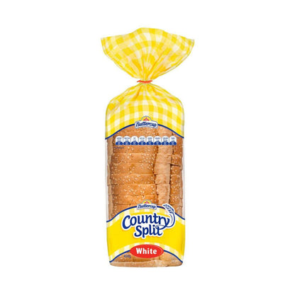 Buttercup Country Split White Bread - 450g
