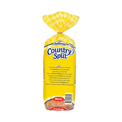 Buttercup Country Split White Bread - 450g