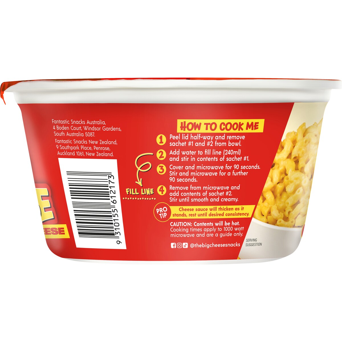 The Big Cheese Extra Large Mac & Cheese 105g