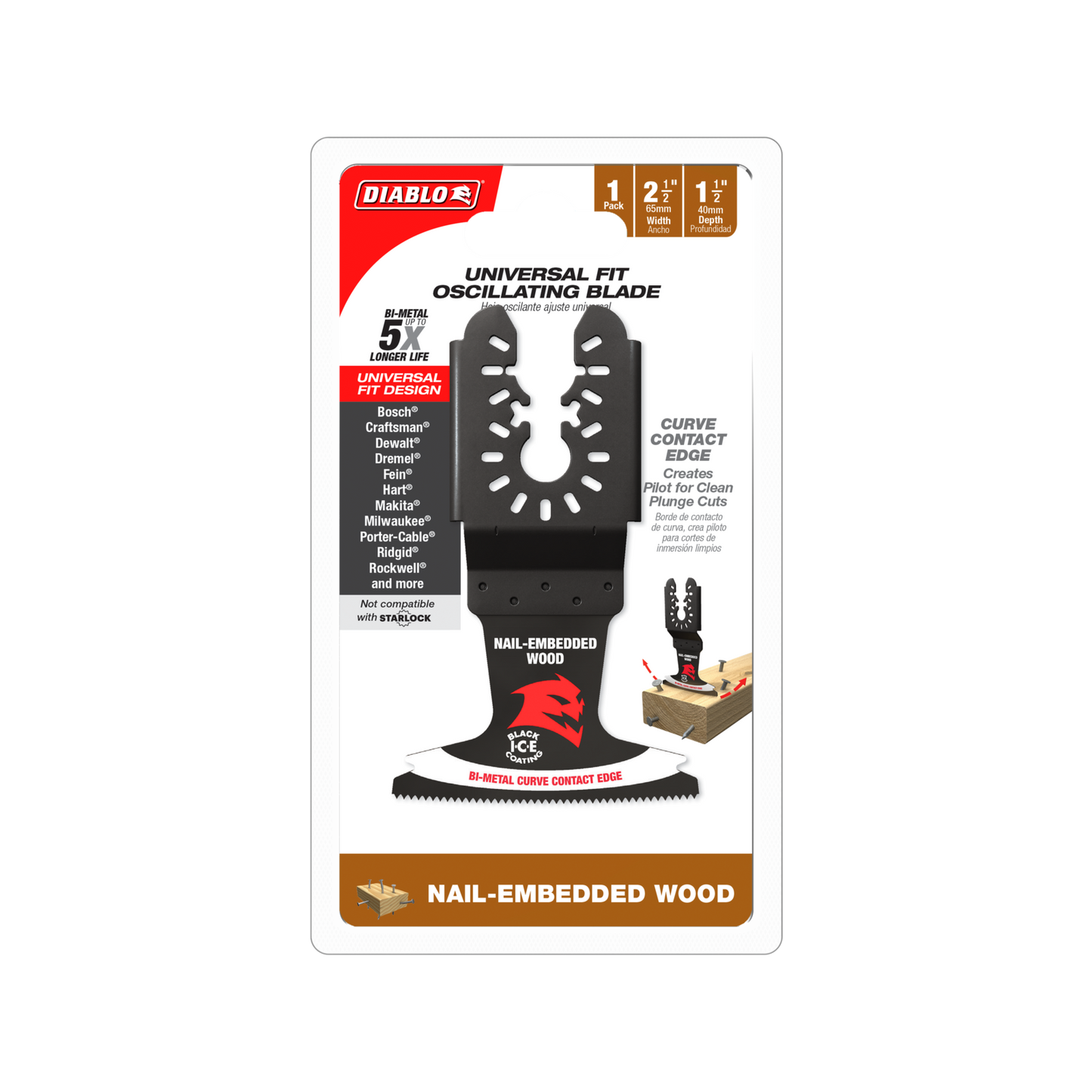 Diablo Bi-Metal Multi Tool Blade - 65mm