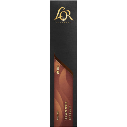 Lor Espresso Caramel Coffee Pods Nespresso Compatible 10 Pack