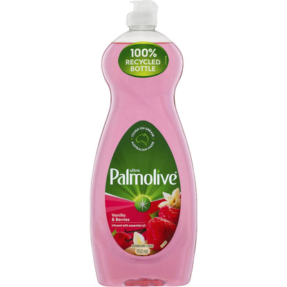 Palmolive Dishwashing Liquid Vanilla & Berries - Ultra 950mL